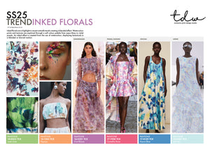 SS25 Inked Florals A3 Trend Board Digital File