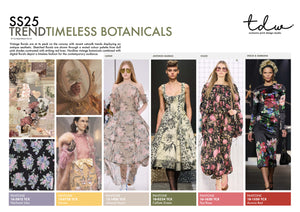 SS25 Timeless Botanicals A3 Trend Board Digital File