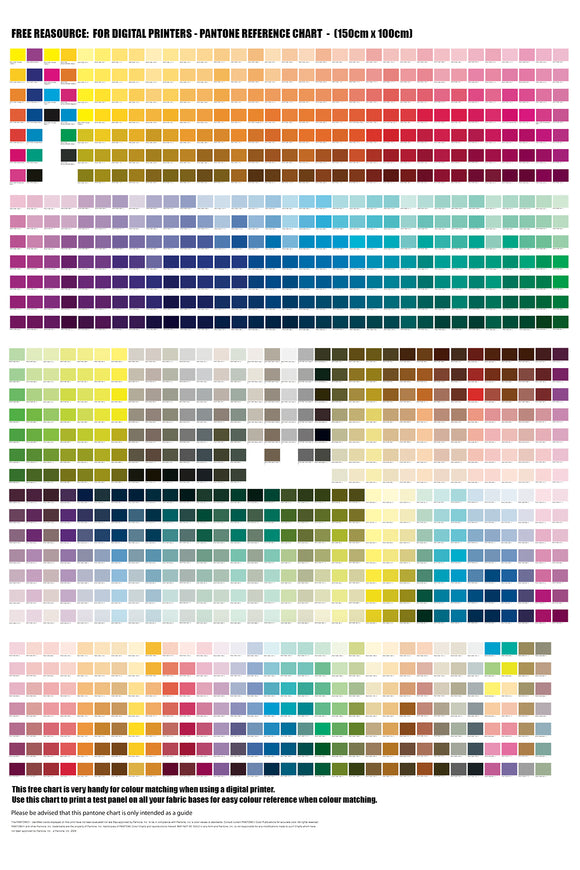 printer color chart